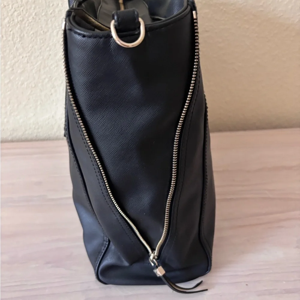 Stella & Dot Full Time Fabulous Black Tote Bag